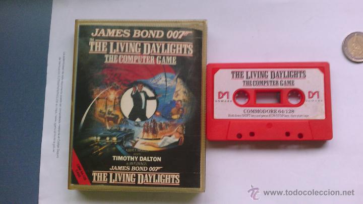 Videojuegos y consolas: juego para  commodore 64  the living  daylights - Foto 1