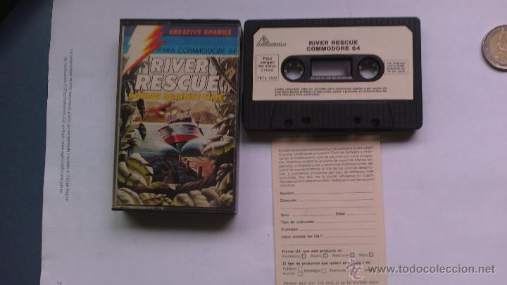 Videojuegos y consolas: juego para commodore river rescue - Foto 1