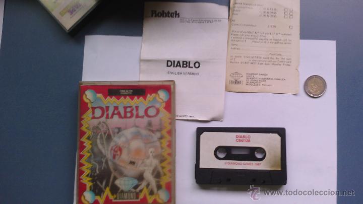 Videojuegos y consolas: juego para  commodore  diablo - Foto 1