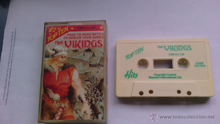 Videojuegos y consolas: juego para commodore  the vikings - Foto 1