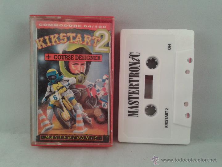 Videojuegos y consolas: JUEGO C64 COMMODORE 64/128 KIKSTART 2 + COURSE DESIGNER MASTERTRONIC R1471 - Foto 1