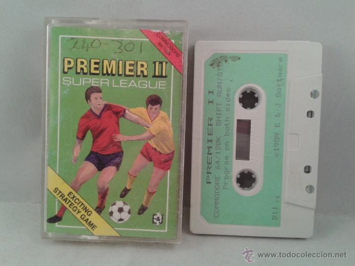 Videojuegos y consolas: C64 COMMODORE 64/128 PREMIER II SUPER LEAGUE R1506 - Foto 1