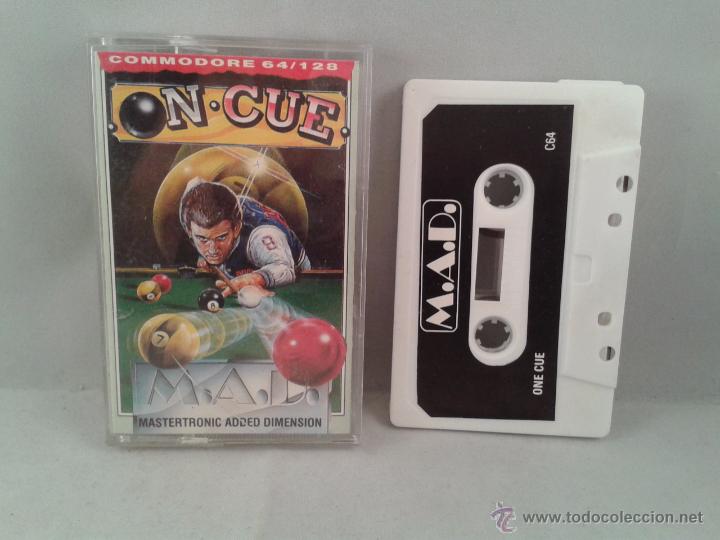 Videojuegos y consolas: JUEGO C64 COMMODORE 64/128 ON CUE M.A.D. R1519 - Foto 1