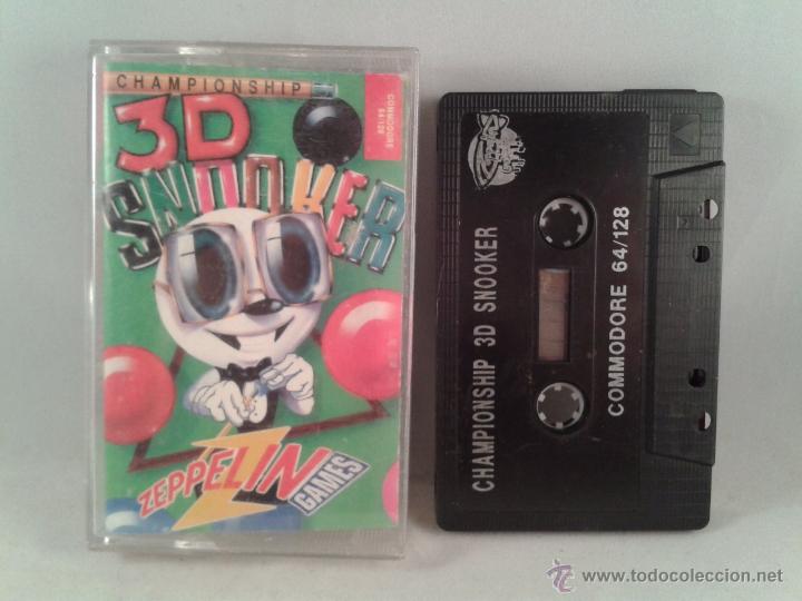 Videojuegos y consolas: C64 COMMODORE 64/128 CHAMPIONSHIP 3D SNOOKER R1533 - Foto 1