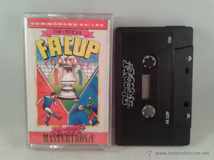 Videojuegos y consolas: C64 COMMODORE 64/128 FA CUP RICOCHET MASTERTRONIC R1559 - Foto 1