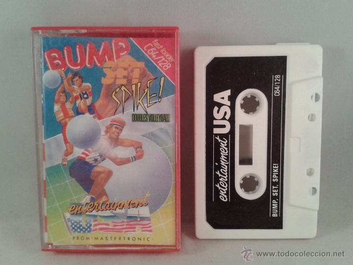 Videojuegos y consolas: C64 COMMODORE 64/128 BUMP SPIKE! DOUBLES VOLLEYBALL R1566 - Foto 1
