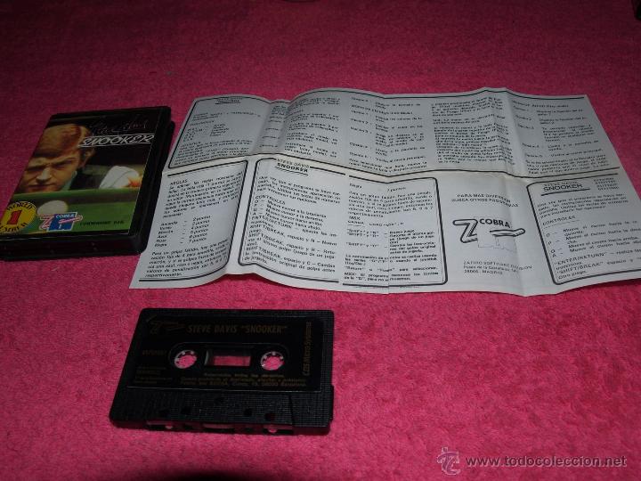 Videojuegos y consolas: GAME FOR C64 COMMODORE 64 STEVE DAVIS SNOOKER SPANISH VERSION BY ZAFIRO - Foto 1