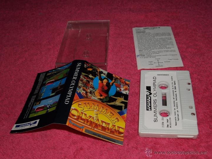 Videojuegos y consolas: GAME FOR COMMODORE 64 SYSTEM 4 SUMMER OLYMPIAD SPANISH VERSION BY TYNESOFT - Foto 1