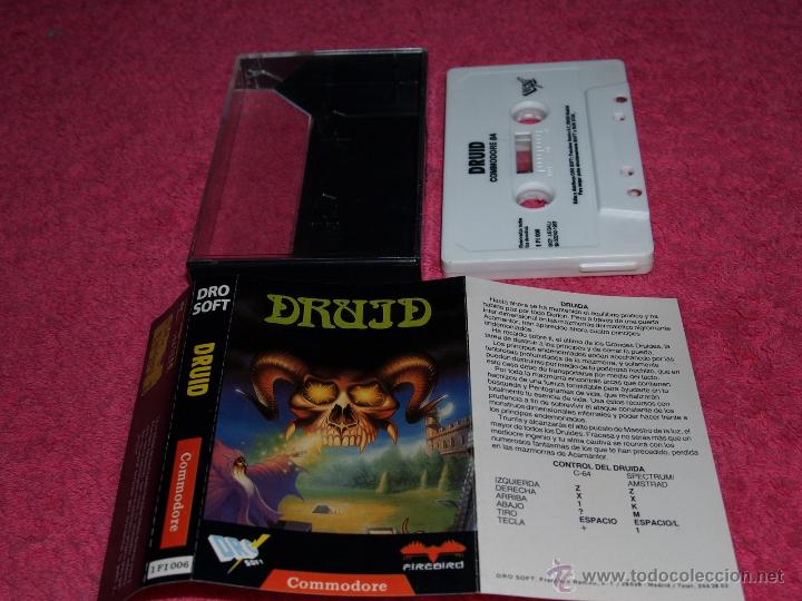 Videojuegos y consolas: GAME FOR COMMODORE 64 DRO SOFT DRUID SPANISH VERSION BY FIREBIRD - Foto 1