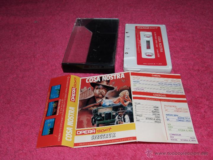 Videojuegos y consolas: GAME FOR SPECTRUM COSA NOSTRA SPANISH VERSION BY OPERA SOFT - Foto 1