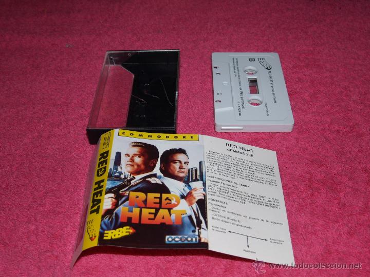 Videojuegos y consolas: GAME FOR COMMODORE 64 ERBE RED HEAT SPANISH VERSION BY OCEAN - Foto 1