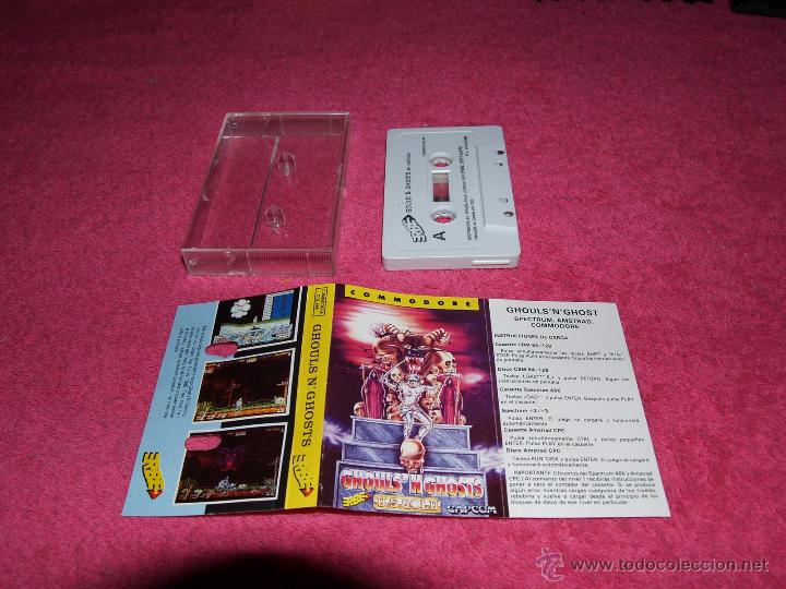 Videojuegos y consolas: GAME FOR COMMODORE 64 ERBE GHOULS&acute;N GHOST SPANISH VERSION BY U.S GOLD - Foto 1
