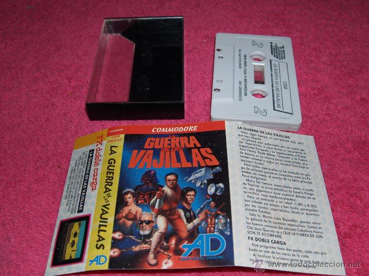 Videojuegos y consolas: GAME FOR COMMODORE 64 DINAMIC LA GUERRA DE LAS VAJILLAS SPANISH VERSION BY AD - Foto 1