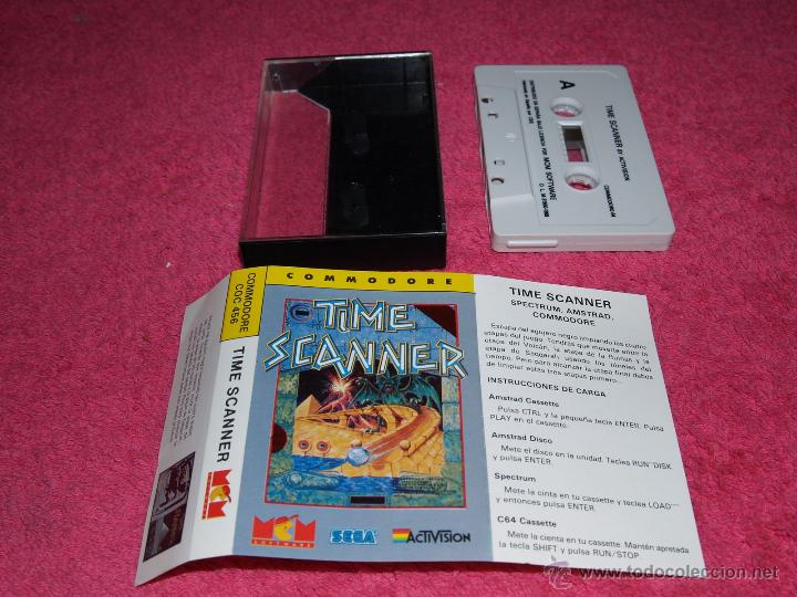 Videojuegos y consolas: GAME FOR COMMODORE 64 MCM TIME SCANNER SPANISH VERSION BY ACTIVISION - Foto 1