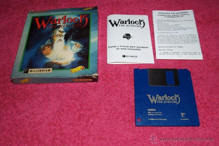 Videojuegos y consolas: GAME FOR COMMODORE AMIGA ERBE 1991 WARLOCK THE AVENGER SPANISH VERSION COMPLETO - Foto 1