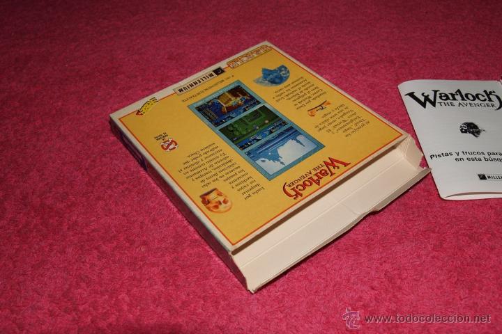 Videojuegos y consolas: GAME FOR COMMODORE AMIGA ERBE 1991 WARLOCK THE AVENGER SPANISH VERSION COMPLETO - Foto 2