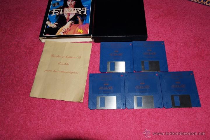 Videojuegos y consolas: GAME FOR COMMODRE AMIGA ELVIRA VERSI&Oacute;N ESPA&Ntilde;OLA EN BUENAS CONDICIONES - Foto 1