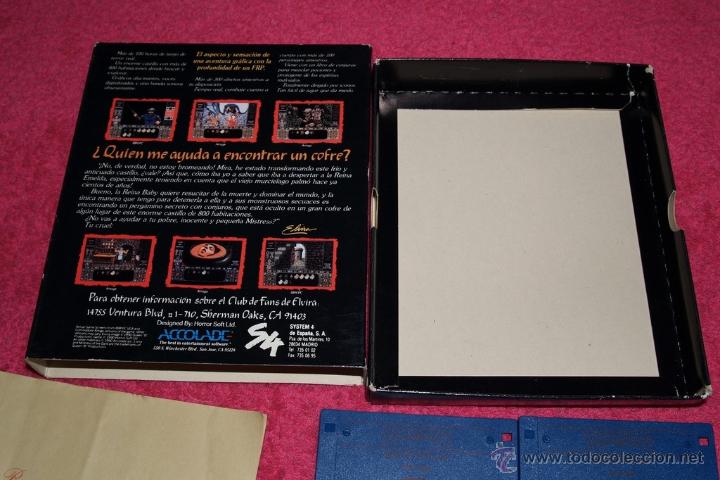 Videojuegos y consolas: GAME FOR COMMODRE AMIGA ELVIRA VERSI&Oacute;N ESPA&Ntilde;OLA EN BUENAS CONDICIONES - Foto 3
