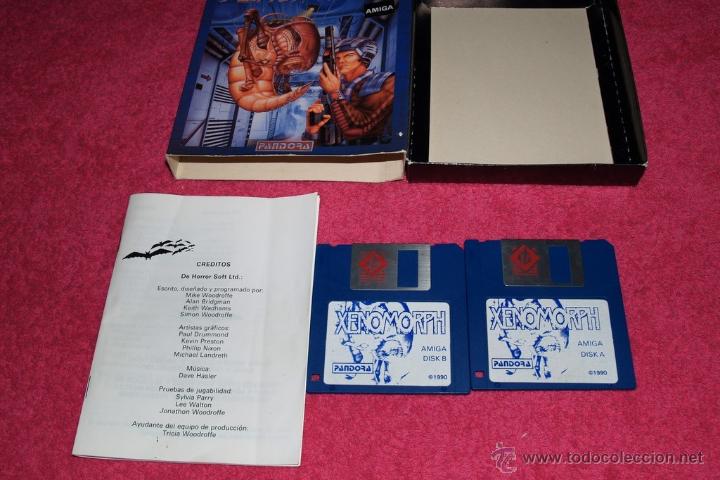Videojuegos y consolas: GAME FOR COMMODRE AMIGA XENOMORF VERSI&Oacute;N ESPA&Ntilde;OLA EN BUENAS CONDICIONES - Foto 1