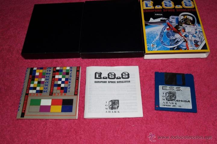 Videojuegos y consolas: GAME FOR COMMODORE AMIGA 1989 ESS EUROPEAN SPACE SIMULATOR SPANISH VERSION COMPLET - Foto 1
