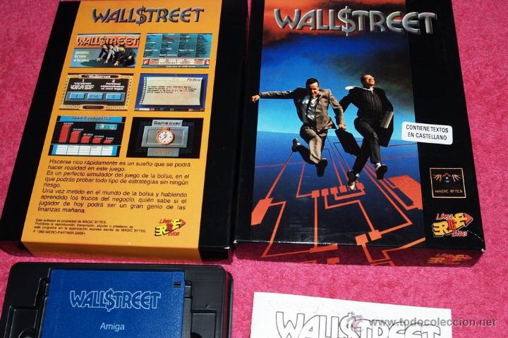 Videojuegos y consolas: GAME FOR COMMODORE AMIGA ERBE 1989 WALLSTREET SPANISH VERSION COMPLET - Foto 3
