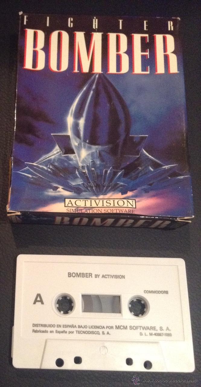 Videojuegos y consolas: juego de ordenador commodore bomber fighter - Foto 1