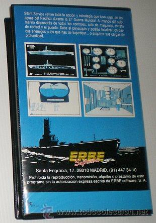 Videojuegos y consolas: Silent Service [MicroProse] 1985 - Erbe Software [Commodore 64 C64] Sid Meier - Foto 2