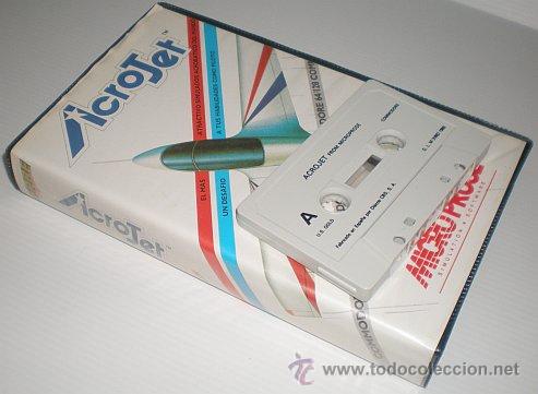 Videojuegos y consolas: AcroJet [MicroProse] 1985 - Erbe Software [Commodore 64 C64] - Foto 4