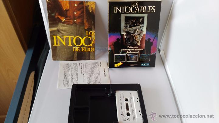 Videojuegos y consolas: juego para commodore 64 los intocables con poster - Foto 3