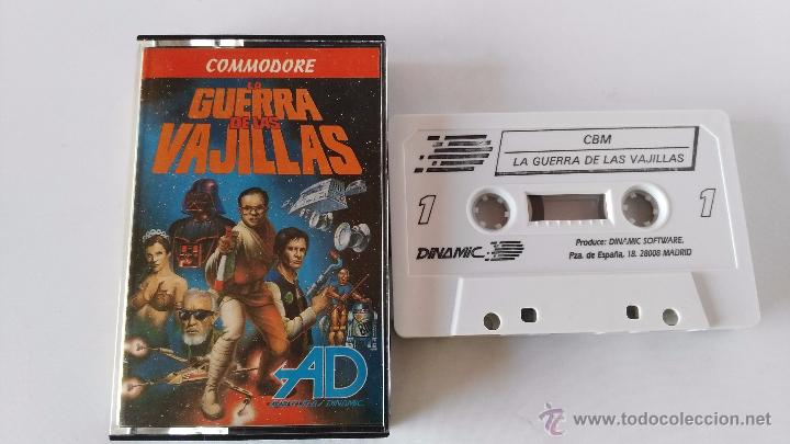 Videojuegos y consolas: commodore 64 juego la guerra de las vajillas - Foto 1