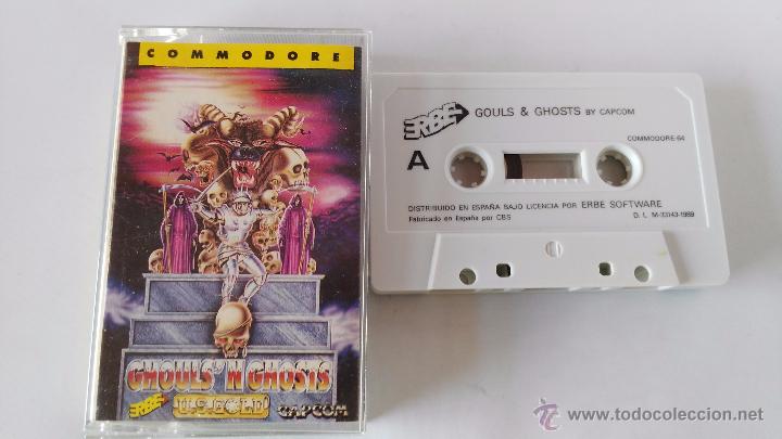 Videojuegos y consolas: commodore 64 juego ghouls n ghosts - Foto 1