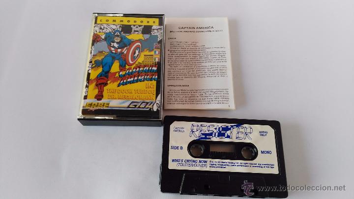 Videojuegos y consolas: commodore 64 juego capitan america - Foto 1