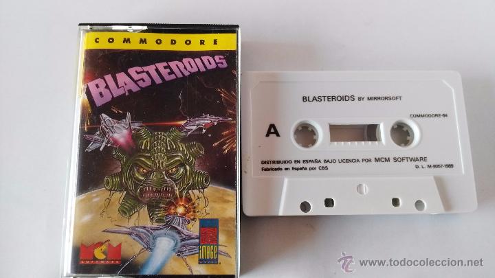 Videojuegos y consolas: commodore 64 juego blasteroids - Foto 1