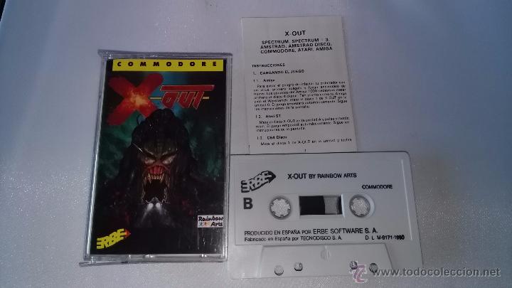 Videojuegos y consolas: x out commodore  juego - Foto 1