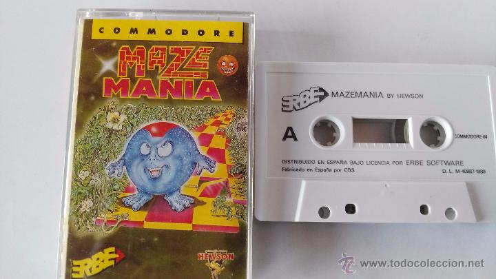 Videojuegos y consolas: commodore 64 juego mazemania - Foto 1