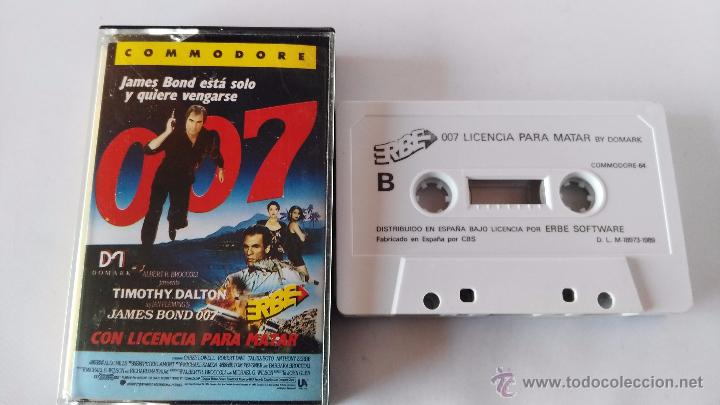 Videojuegos y consolas: commodore 64 juego 007 licencia para matar - Foto 1