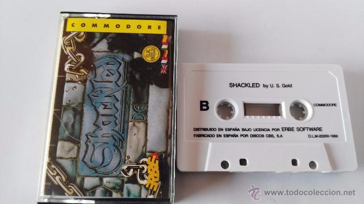 Videojuegos y consolas: commodore 64 juego shackled - Foto 1