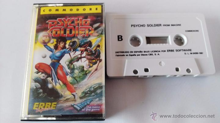 Videojuegos y consolas: commodore 64 juego  psycho soldier - Foto 1