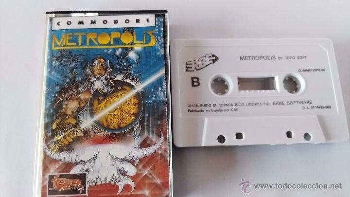 Videojuegos y consolas: commodore 64 juego metropolis - Foto 1