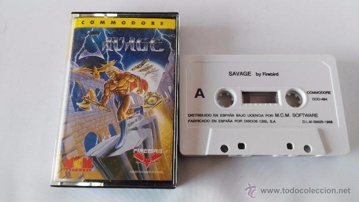 Videojuegos y consolas: commodore 64 juego  savage - Foto 1
