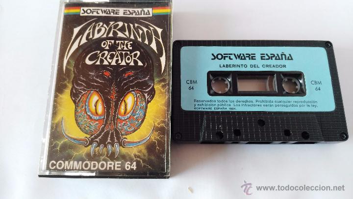 Videojuegos y consolas: commodore 64 juego  el laberinto del creador - Foto 1