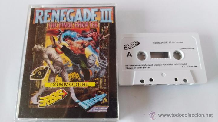 Videojuegos y consolas: commodore 64 juego renegade 3 - Foto 1
