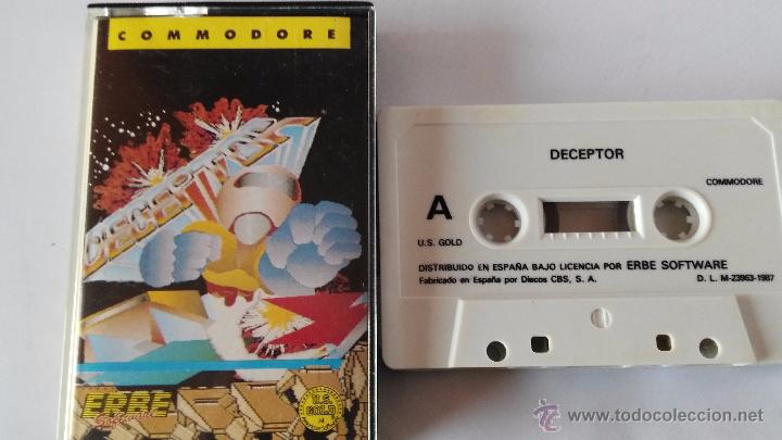 Videojuegos y consolas: commodore 64 juego  deceptor - Foto 1