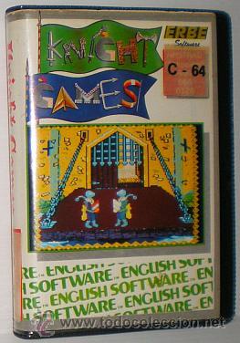 Videojuegos y consolas: Knight Games [English Software] 1986 Erbe Software [Commodore 64 C64] - Foto 1
