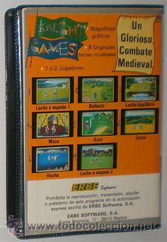Videojuegos y consolas: Knight Games [English Software] 1986 Erbe Software [Commodore 64 C64] - Foto 2
