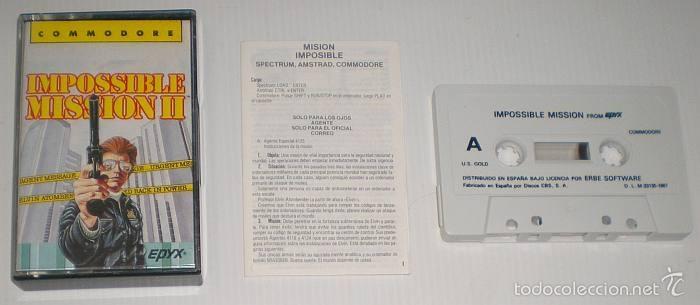 Videojuegos y consolas: Impossible Mission II [Epyx] 1988 Erbe Software [Commodore 64 C64] - Foto 3