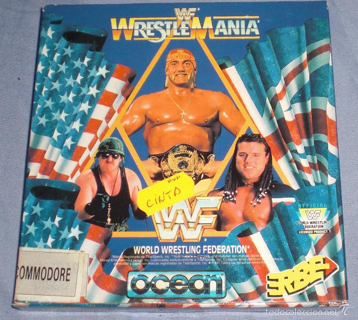 Videojuegos y consolas: Videojuego wrestle mania commodore cinta - Foto 1