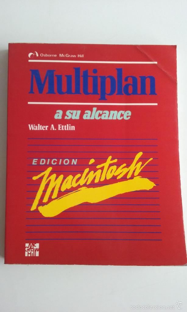 Videojuegos y consolas: LIBRO/ MULTIPLAN A SU ALCANCE. COMMODORE/AMSTRAD/SPECTRUM. - Foto 1