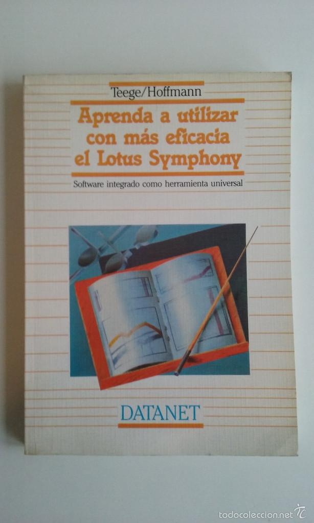 Videojuegos y consolas: LIBRO/APRENDA EL LOTUS SYMPHONY/COMMODORE 64. -ATARI/SPECTRUM. - Foto 1