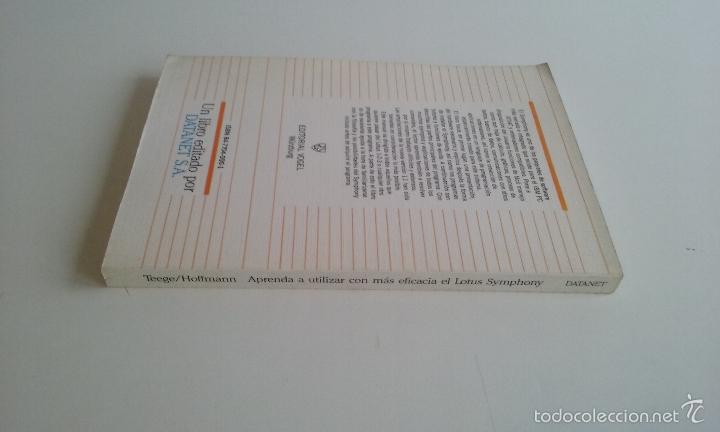 Videojuegos y consolas: LIBRO/APRENDA EL LOTUS SYMPHONY/COMMODORE 64. -ATARI/SPECTRUM. - Foto 2